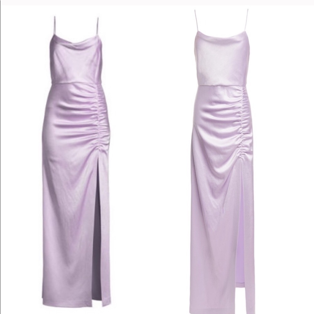 Alice + Olivia lavender slip maxi dress with tags